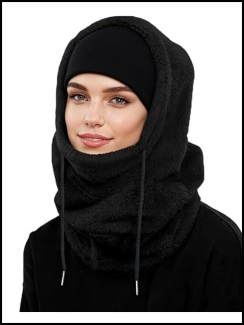 2 Pack Fleece Balaclava Ski Mask Windproof Winter Neck Cover